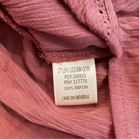 Lovestitch Mauve Lace Detail Blouse - Picture 4 of 5